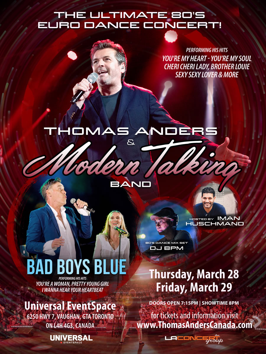 Thomas Anders Toronto