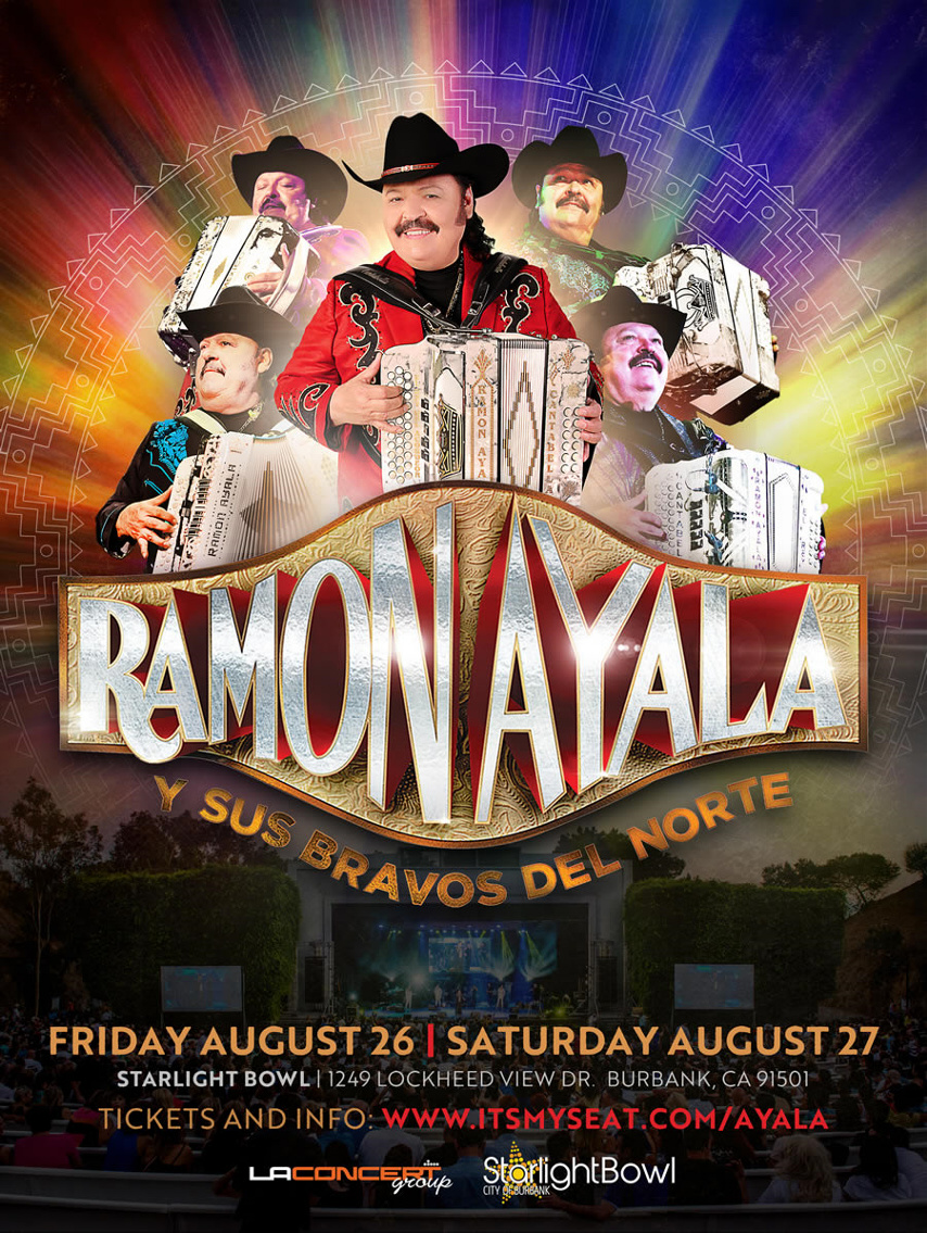 Ramon Ayala Y Sus Bravos Del Norte in Concert! Los Angeles Aug 26 & 27, 2022